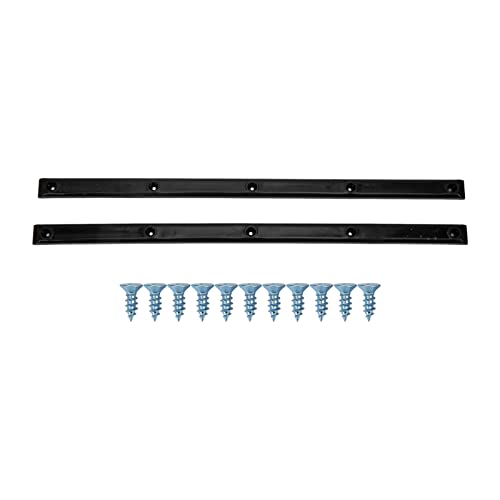 2Pcs Skateboard Rails Edge Protector Wear-resistant Flexible Ribs Bones Board Rails with Mount Screws(black) Cycling - Image 2
