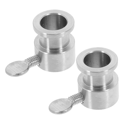 UPKOCH 2 Pezzi Bulloni Girarrosto in Acciaio Inox per Barbecue Accessori Bilanciamento Asta Spiedo Resistenti e Rotanti per Cottura Uniforme su Domestiche e Professionali