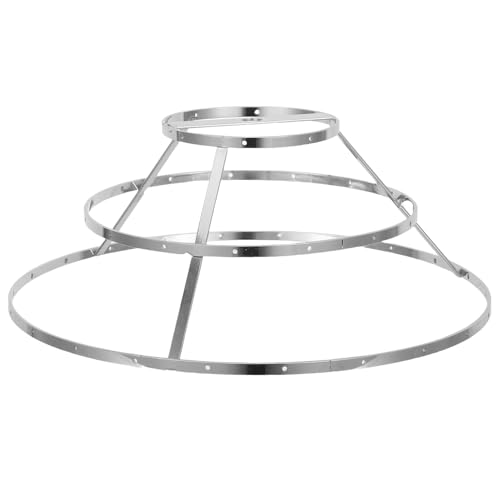 Support de lampe abat-jour en fer argenté DIY pour couloir et chambre