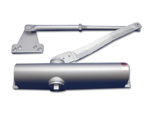 ミワロック ドアクローザー ドアチェック KM313Pパラレルタイプ シルバー色 ストップなし