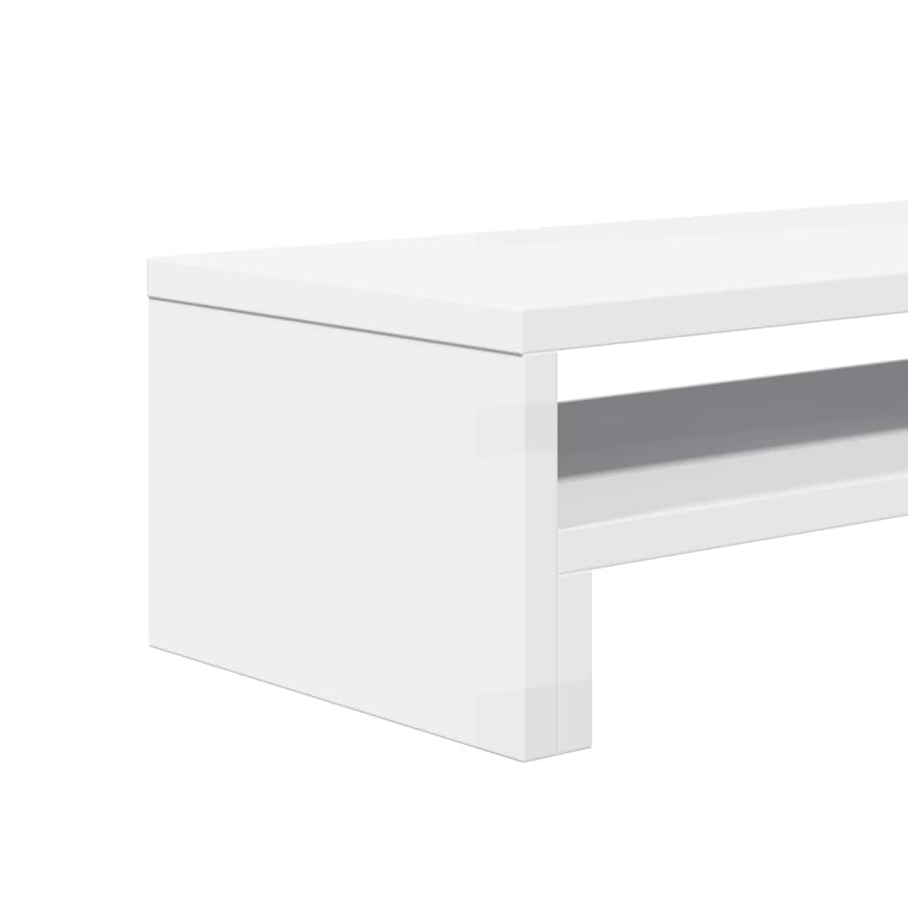 Mangloder - Soporte para monitor (54 x 22 x 15 cm, material de madera para espacio de trabajo ergonómico, soporte para portátil y gestión de cables, elevador estable para escritorio, ideal para