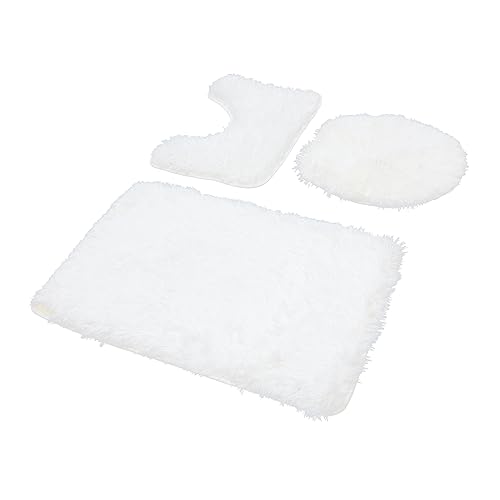 IWOWHERO 1 Set Comfortable Ground Pad Non Slip Toilet Lid Cushion Mat for Home and Travel Use Easy to Clean Plush Design