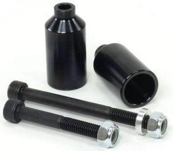 Tilt CHROMO STREET Pegs Kit Includes Front And Rear Axle BLACK