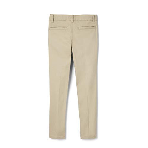 Image of French Toast Girls' Skinny Fit Stretch Twill Pant | Adjustable waist; School Uniform Pants; Available in Girls' Plus sizes