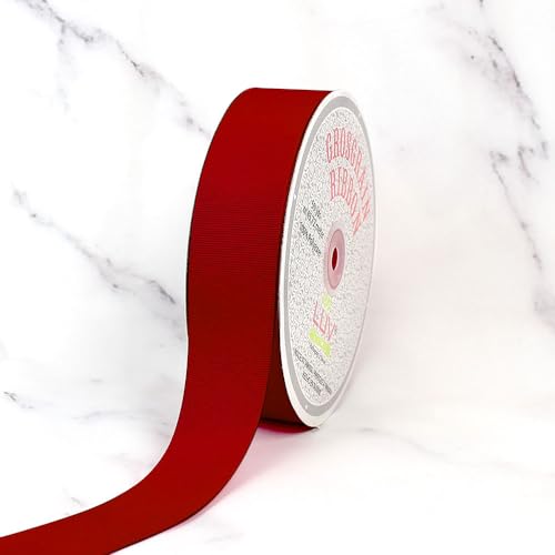 Creative Ideas Solid Grosgrain Ribbon, 1-1/2-Inch by 50-Yard, Scarlett Red