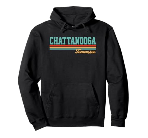 Retro Chattanooga Tennessee Sudadera con Capucha
