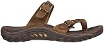 Skechers womens Reggae-carribean - Double Buckle Toe Thong Slide Sandal