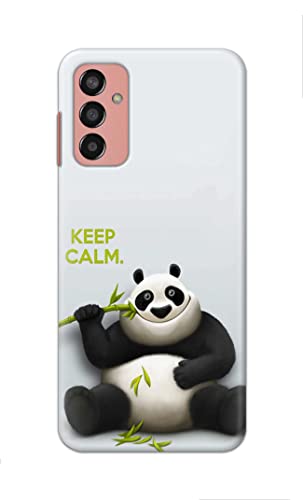 Image of PRINTFIDAA� Printed Hard Back Cover Case for Samsung Galaxy F13 4G Back Cover (Cartoon Panda) -2808