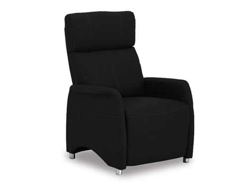 Fauteuil relax Scotland noir à dossier ergonomique réglable - 5