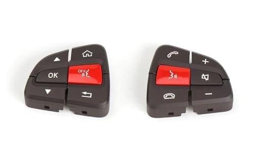 Boutons de commutation au volant pour Mercedes Benz GLC et Classe C W205 W253 rouge brun
