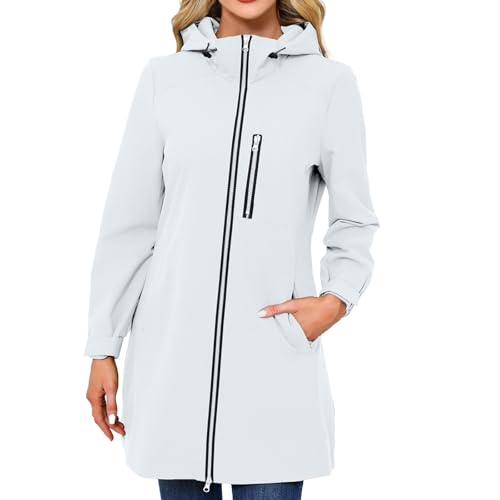 Chubasquero mujer impermeable y cortavientos de transición para exteriores
