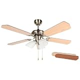 Muy silencioso para un descanso sin interrupciones y con 3 velocidades de ventilación reversibles con accionamiento por cadena para que puedas seleccionar la que mejor se ajuste a tus necesidades en cada momento