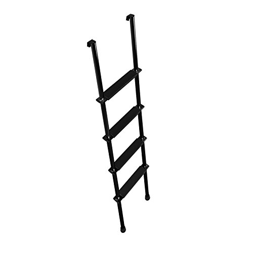 Stromberg Carlson LA-460B 60” Black Bunk Ladder with Hook Retainer and Extrusions #1