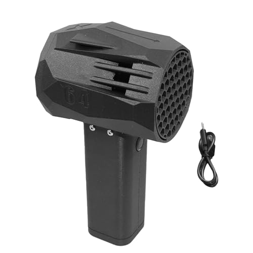 Oumefar Dryer Blower Compressed Air Duster Electric Air Duster with 240km h Speed 1400g Thrust Brushless Motor for Keyboard Cleaning Car Dusting Camping BBQ