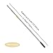 Cyfie Retractable Fishing Gaff, Stainless Steel Flounder Gig Frog Gig Gaff Pole, Muti-Size Telescopic Fishing Gaff with 8mm Screw, Capable for Gaff Harpoon Hook (9.4 Feet Retractable Pole)