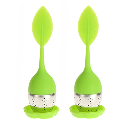 Silicone Handle Tea Balls with Drip Tray