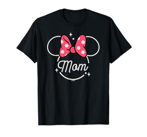 Disney Minnie Mouse Mom Head Icon Magic Mother’s Day T-Shirt Small
