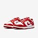 Nike Dunk Low Retro Men's Shoes (HF5441-104, White/White/University Red) Size 9.5