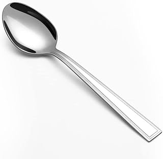 Teaspoons (5.4 inch), Hunnycook Teaspoons Set 24 Pieces , Stainless Steel Tea Spoons Cutlery, Mirror Polished Dessert Spoon Set, Teaspoons for Home, Kitchen or Restaurant, Dishwasher Safe