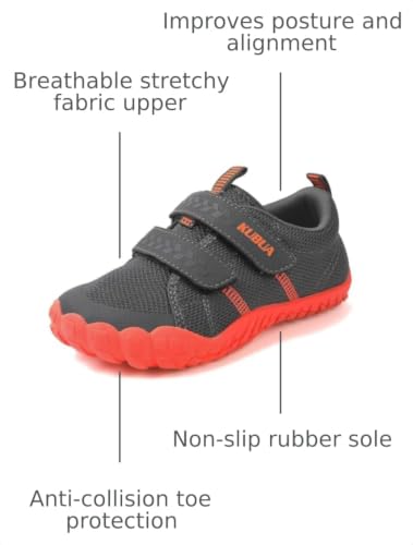 Image of KUBUA Barefoot Shoes for Kids Boys Girls Wide Toe Box Zero Drop Sneakers | Minimalist, Lightweight Comfortable Fit, Breathable, Walking, Hiking, Tennis, Play, Daily Wear, Toddler, Little Kid, Big Kid