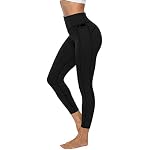Persit Damen Sport Leggins mit Taschen, Blickdicht Sporthose Yogahose Streetwear – Bild 5