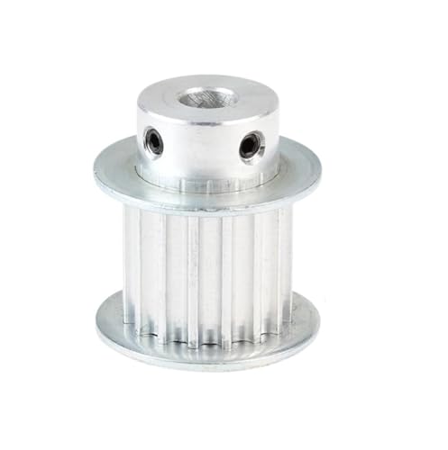 Poulie de distribution 5M-18T avec alésage 6mm pour courroie large de 20mm