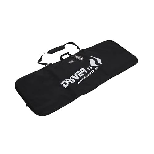 Driver13 ® Kiteboardbag Singlebag Twintip für Dein Kiteboard Tasche, schwarz 155 cm