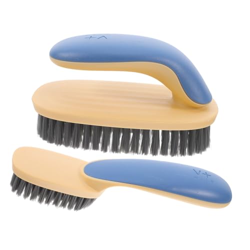 VALICLUD 2pièces Brosse De Nettoyage à Poils Souples pour Tissus Et Linge Lot de Petites Brosses De Nettoyage pour Ménage Et Entretien