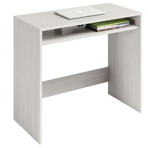 Miroytengo Pack Habitación Juvenil Infantil Rosa Gris Blanco Alpes (Cama Nido + Estante + Armario + Escritorio + estantería) con Somieres - imagen 5