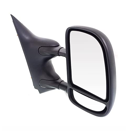 PartsFlow Manual Right Side Door Mirror For 2002-2016 Ford E-350 Super Duty/E-150/E-250/Econoline Van/Econoline/E-150 Club Wagon/E-350 Club Wagon/E-150 Econoline Club Wagon/E-250 Econoline - Image 6