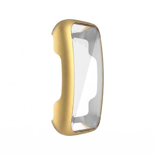 Case Compatible with Fitbit Inspire 2,Full Coverage Screen Protector Soft TPU Plated Bumper Shell Protective Cover for Inspire 2