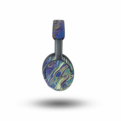 Image of MightySkins Glossy Glitter Skin Compatible with Bose QuietComfort Ultra - Blue Pour | Protective, Durable High-Gloss Glitter Finish | Easy to Apply, Remove, and Change Styles