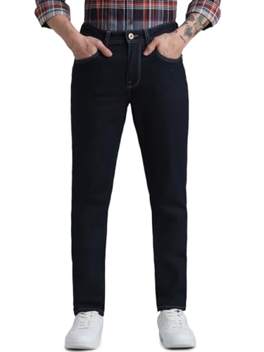 Image of JACK & JONES Men's Regular Fit Jeans | Mid Rise | Jeans for Men
