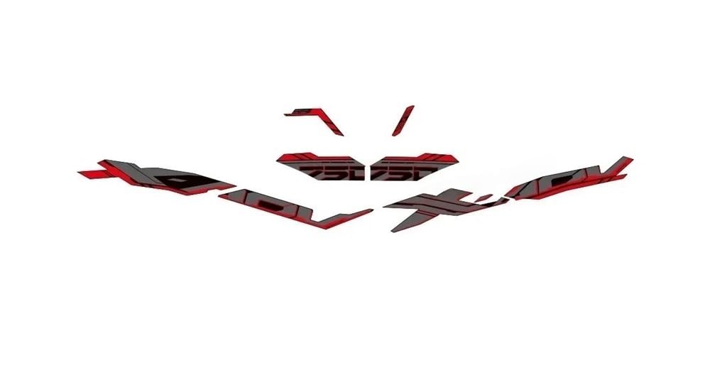 Autocollants carénage moto X-ADV750 2025 idéal pour les trajets du quotidien