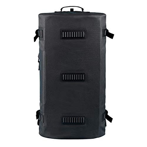 Legend Arctic 50 Dry Waterproof Black Duffel Bag - Large 3000 cu in /50 Litre Capacity - TPU Design for Kayaking, Boating, Weekenders, Hiking or Gym - Foldable for Travel - 50 L