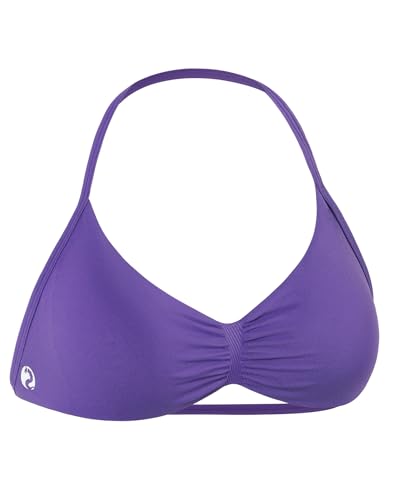 Image of AUROLA Influence Strappy Bra Sports Bras for Women, Backless Padded Impact Strappy Bra Workout Gym Yoga with Removable Cups