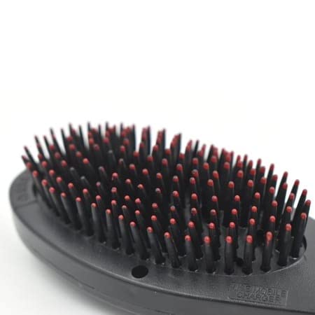 JAY BHAGWATI TOOLS & MACHINERY Comb Straightener Electric Straightening Hot Comb Heated Ceramic Hairbrush Straightening Brush For Hair & Beards, Black 1