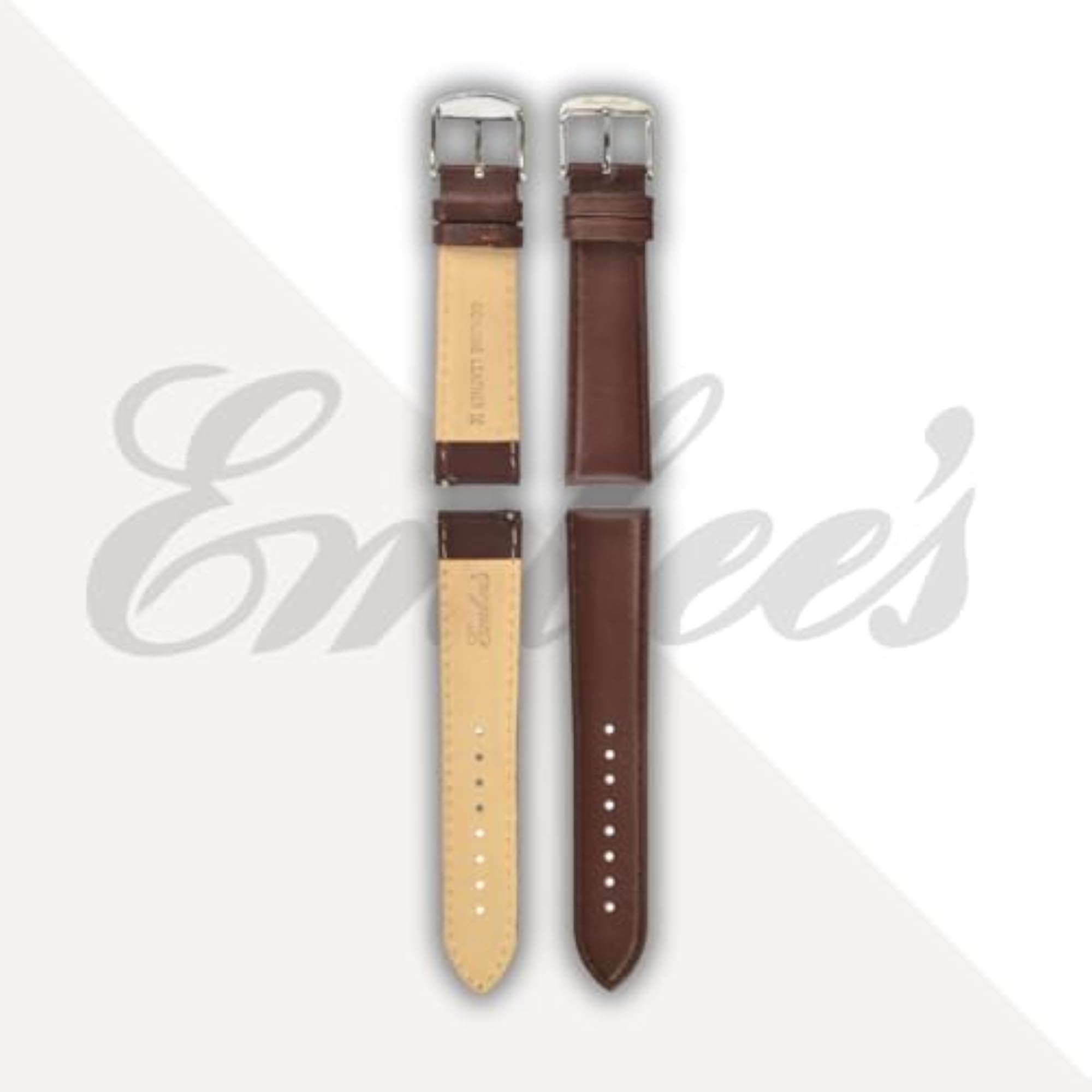 Genuine Leather Watch Strap 20mm with SS Buckle