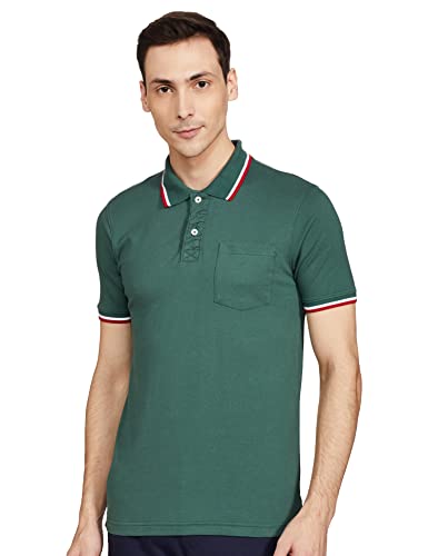 Image of Amazon Brand - INKAST Men's Solid Regular Fit Polo Shirt