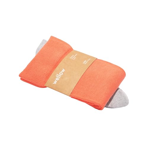 Image of Wellow Knee High Compression Socks for Men & Women, 18-25 mmHg, Bamboo Viscose, Swelling Relief
