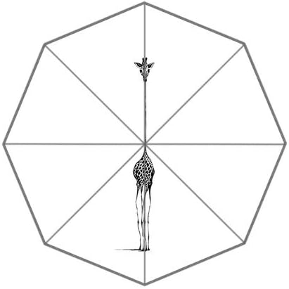 Cute Cartoon Giraffe Personalized Custom Foldable Umbrella