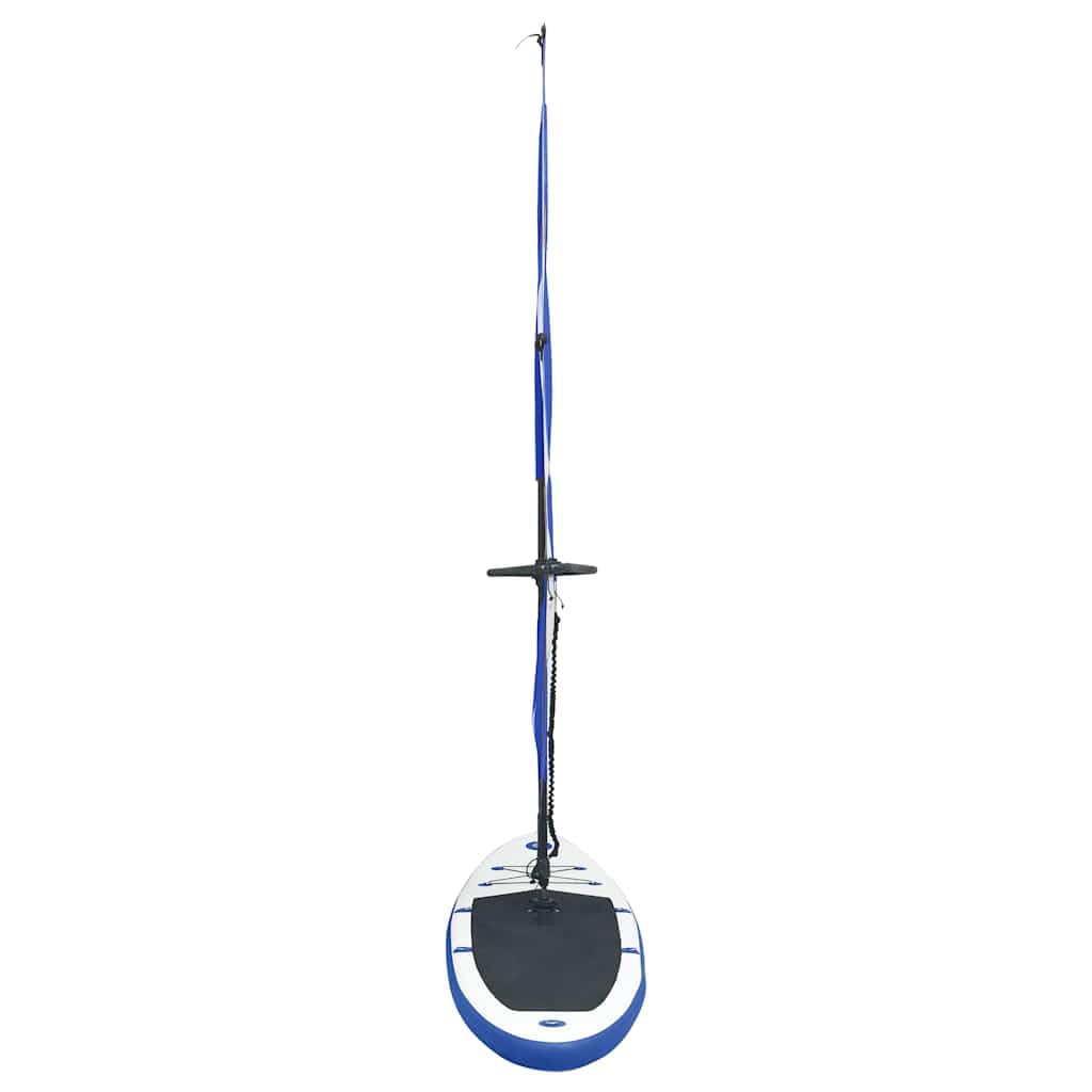 vidaXL Tabla Inflable de Paddle Surf Sup Remo Hinchables Diversión Mar Juegos al Aire Libre Exterior Terraza Deporte Aventura Acuáticos Azul y Blanco