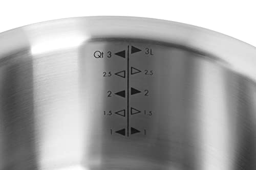 WOLL 101CO pentola Nero, Acciaio inossidabile