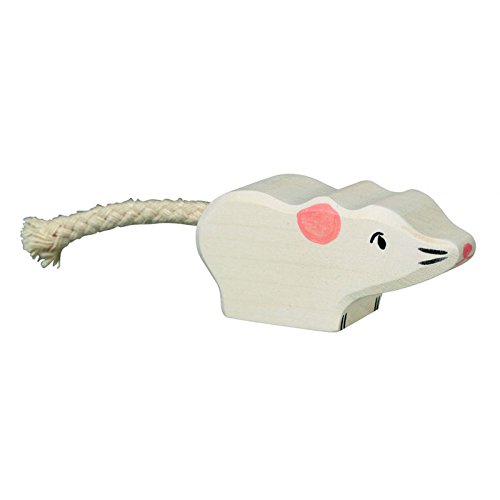 Holztiger 80541 Mouse, White