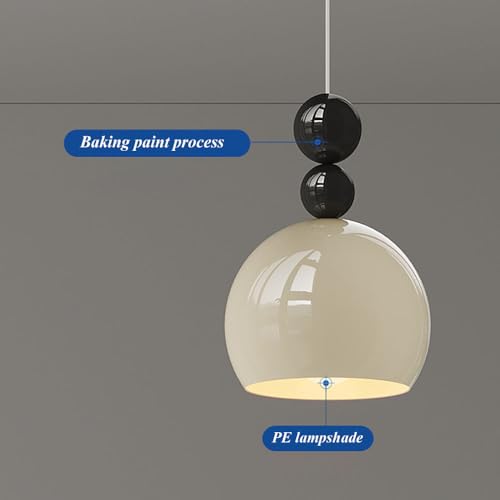 Lustre moderne globe à LED 8W avec trois températures de couleur réglables - 6