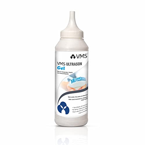 VMS Ultrason Physio Therapy Body Ultrasound Gel 250 ml Pack of 3 (Blue)