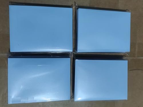 EOMMOE カラースリーブ 66×91mm 【200枚】大容量 ｢ライトブルー｣