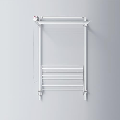 Étendoir mural vertical escamotable foxydry séchoir linge 88 cm - 7
