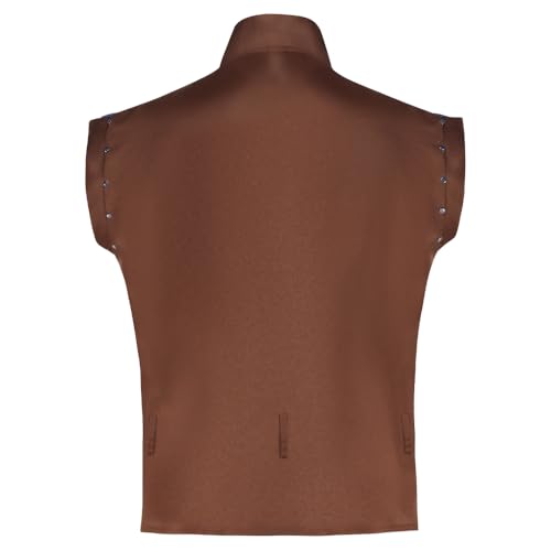 Image of Adult Renaissance Vest Men Sleeveless Jacket Gothic Waistcoat