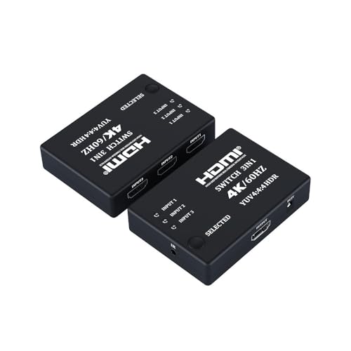HDMIؑ֊ 31o HDMI2.0 HDMI ZN^[ 4K60Hz HDMIz usbd 4K+3D HDCP2.2Ή Xvb^[ 蓮ؑ֋@\ Rt PS5APS4 ProAPS3AXboxAFire TVAROK
